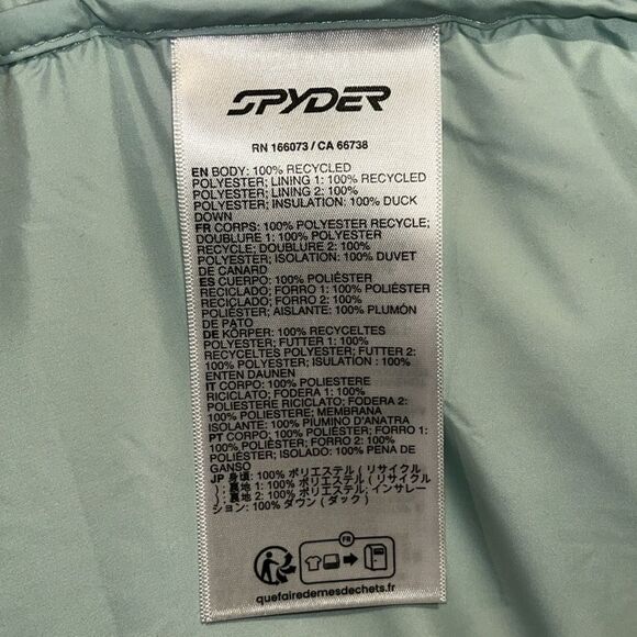 Spyder Quilted Windom Down Jacket - Picture 11 of 13